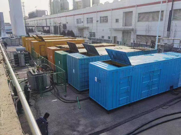 海东柴油发电机出租案例展示
